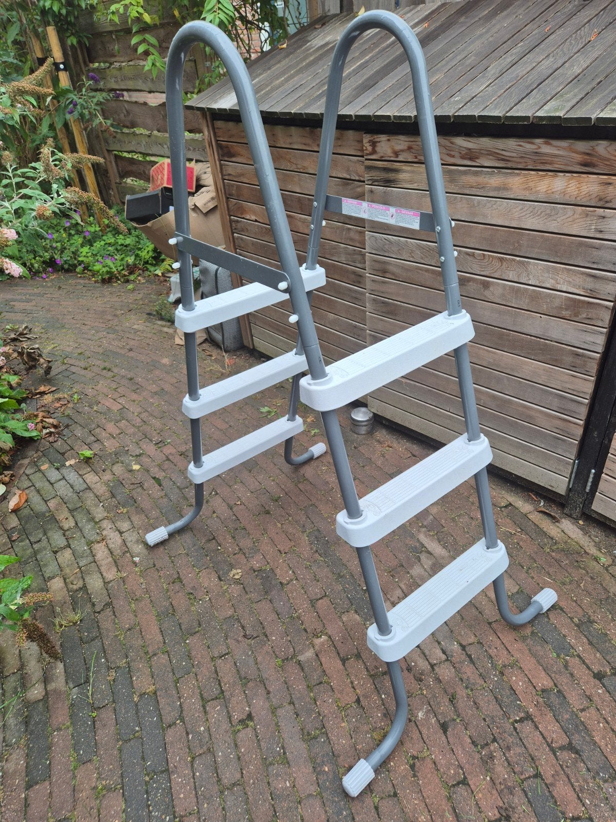 Zwembadtrap voor opzetzwembad, Tuin en Terras, Ophalen, Gebruikt, 80 tot 120 cm, Minder dan 200 cm