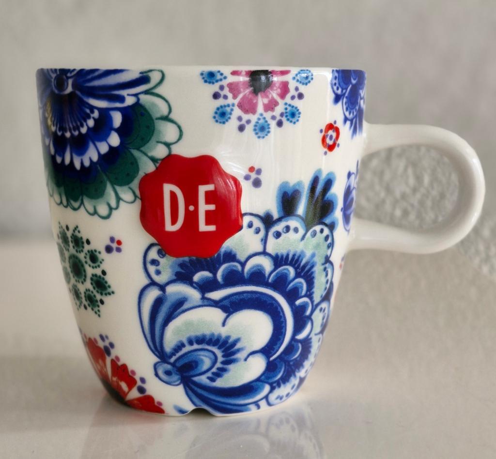 Douwe Egbert Beker Dutch Indigo, Ophalen of Verzenden, Zo goed als nieuw, Overige stijlen, Kop(pen) en/of Schotel(s)