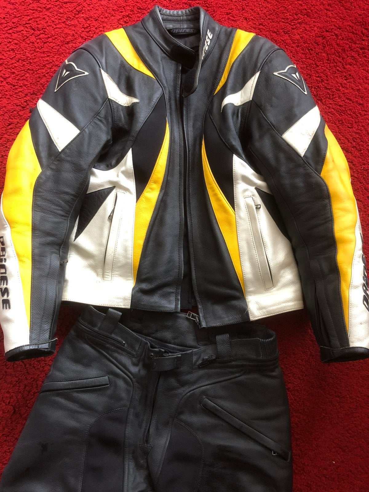 Leren combi motorpak, Ophalen, Tweedehands, Combipak