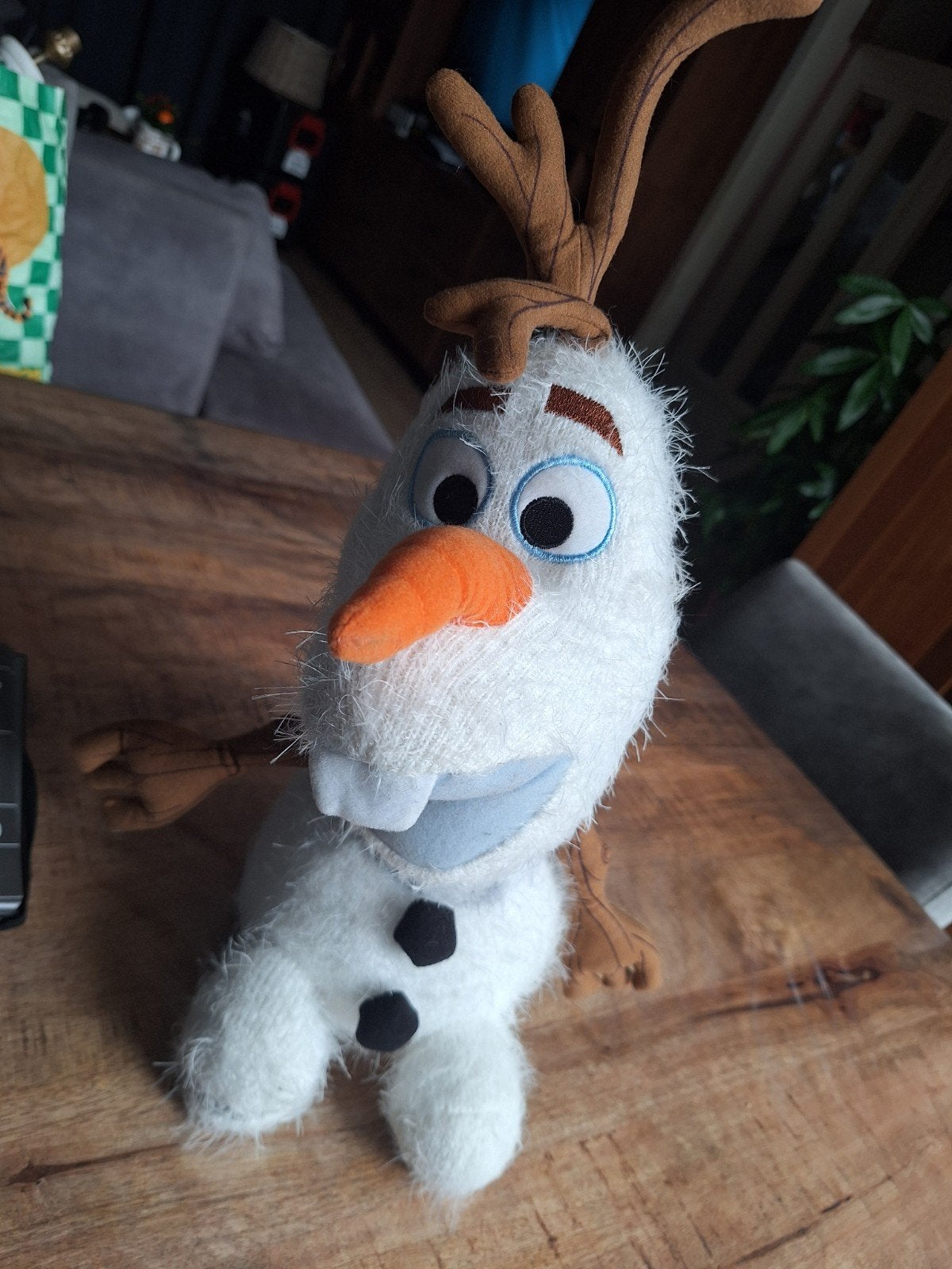 Olaf frozen de musical knuffel 50cm, Kinderen en Baby's, Gebruikt, Disney, Overige typen, Ophalen of Verzenden