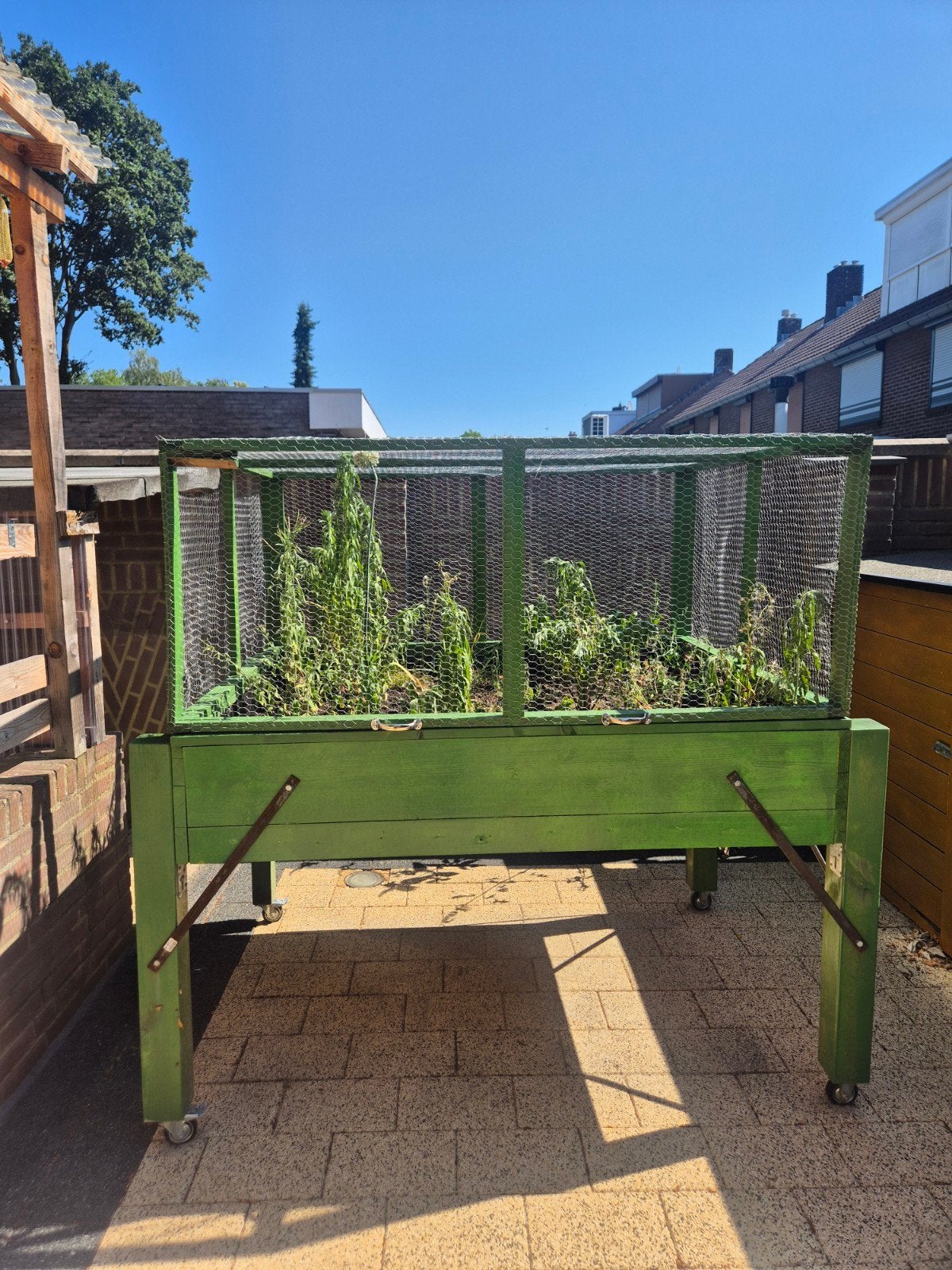 Kweekkast op wielen - 174x119x166 cm, Tuin en Terras, Kweekspullen, Gebruikt, Kweekkast, Ophalen