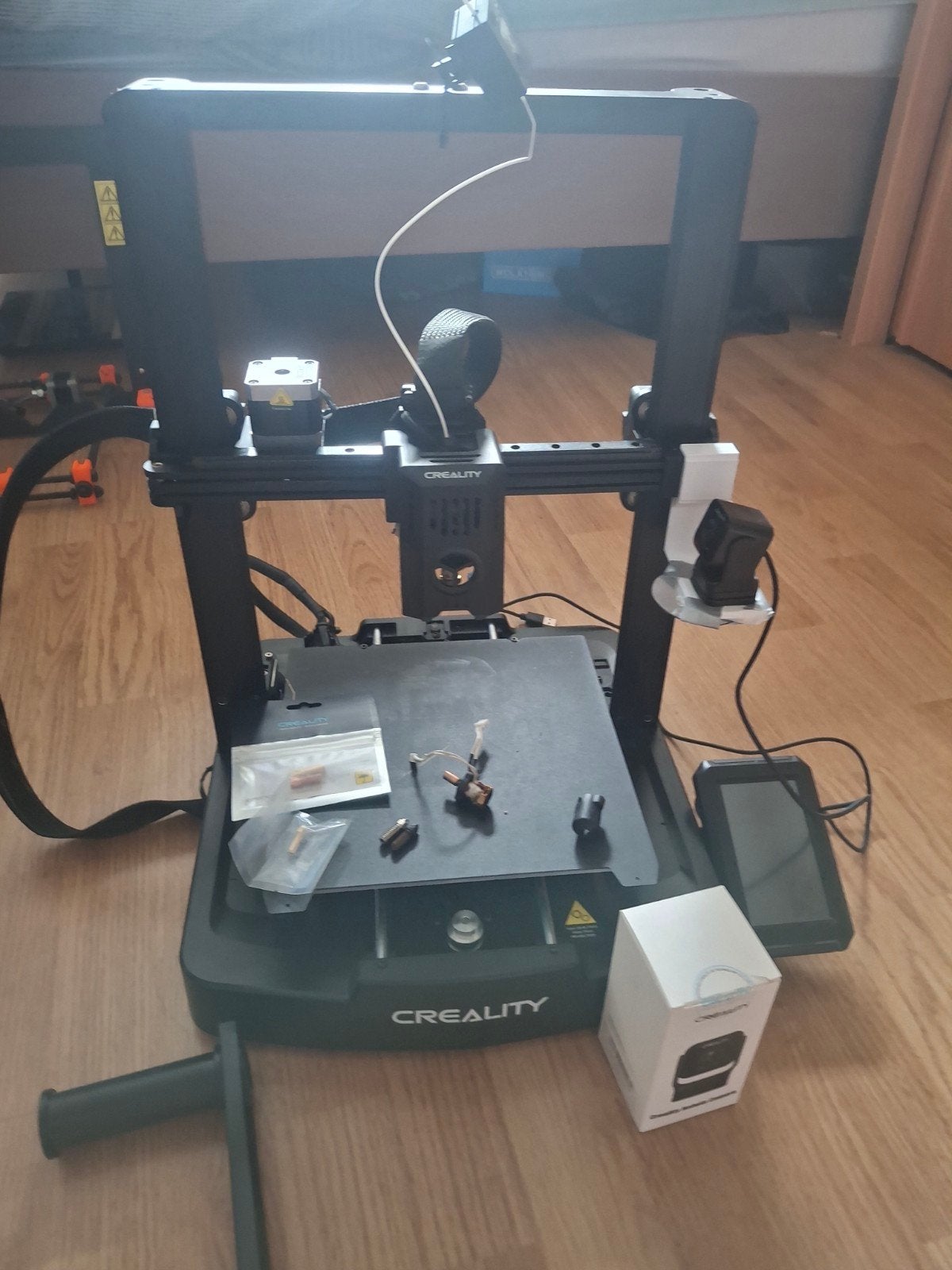 Creality Ender 3 V3 KE - Complete Set incl. Nebula Camera, Computers en Software, 3D Printers, Ophalen, Gebruikt, Filament, Creality