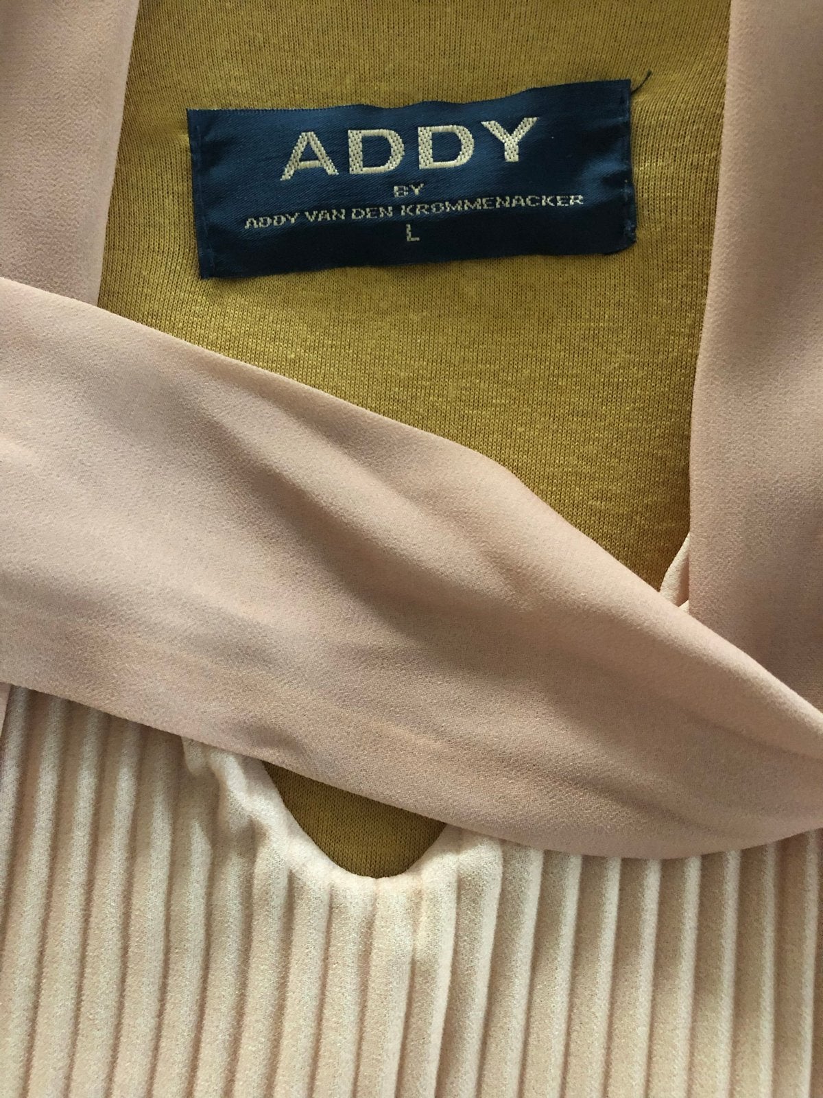 Addy van den Krommenacker blouse met bloemenprint, Kleding | Dames, Ophalen of Verzenden, Zo goed als nieuw, Maat 42/44 (L), Beige