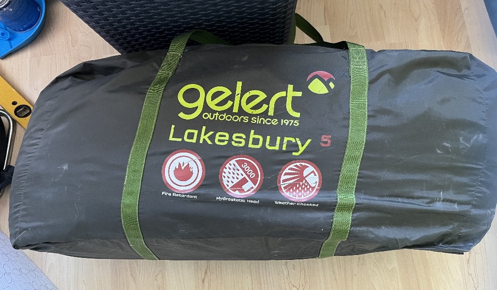 Gelert Lakesbury 5 Tent - Zo goed als nieuw, Ophalen, Zo goed als nieuw, Tot en met 5