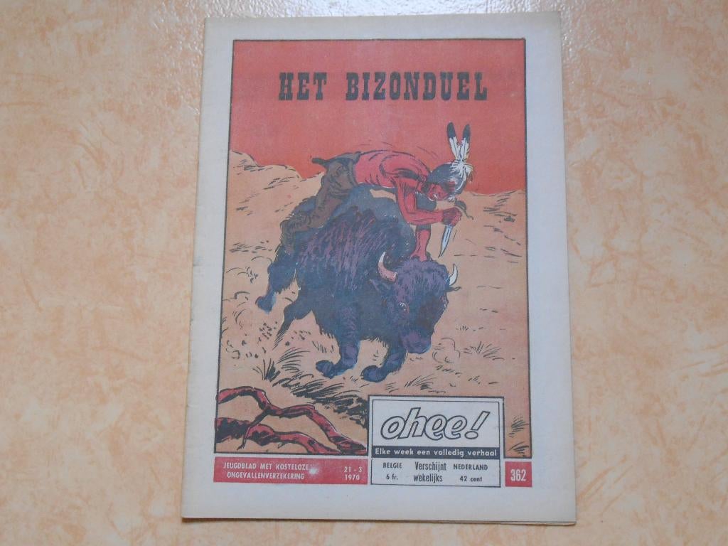 Ohee 362 Het bizonduel 1970., Karel verschuere, Eén stripboek, Nieuw, Ophalen of Verzenden