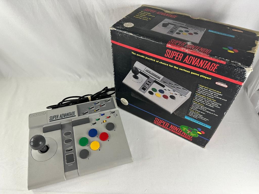 Super Advantage Asciiware Super Nintendo Joystick - SNES, Nintendo, Gebruikt, Overige genres, 1 speler