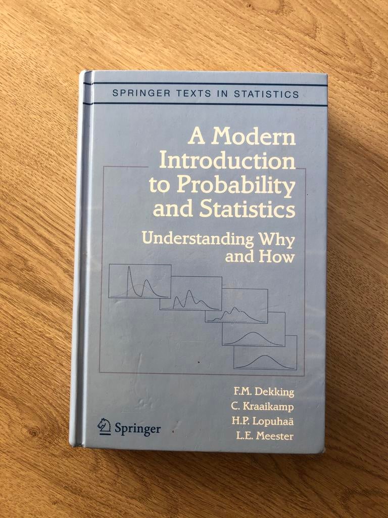 A Modern Introduction to Probability and Statistics, Ophalen of Verzenden, Gelezen