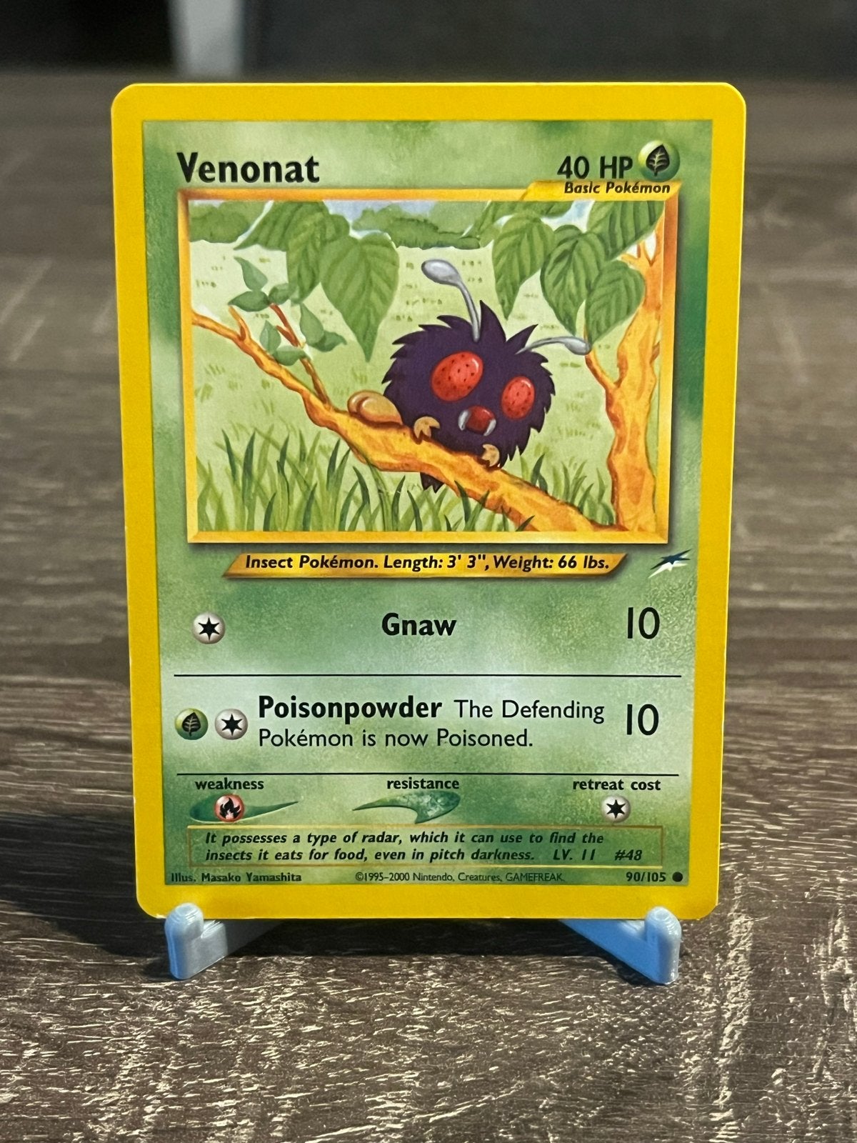 Venonat (90/105) - Neo Destiny - EX, Ophalen of Verzenden, Zo goed als nieuw, Losse kaart