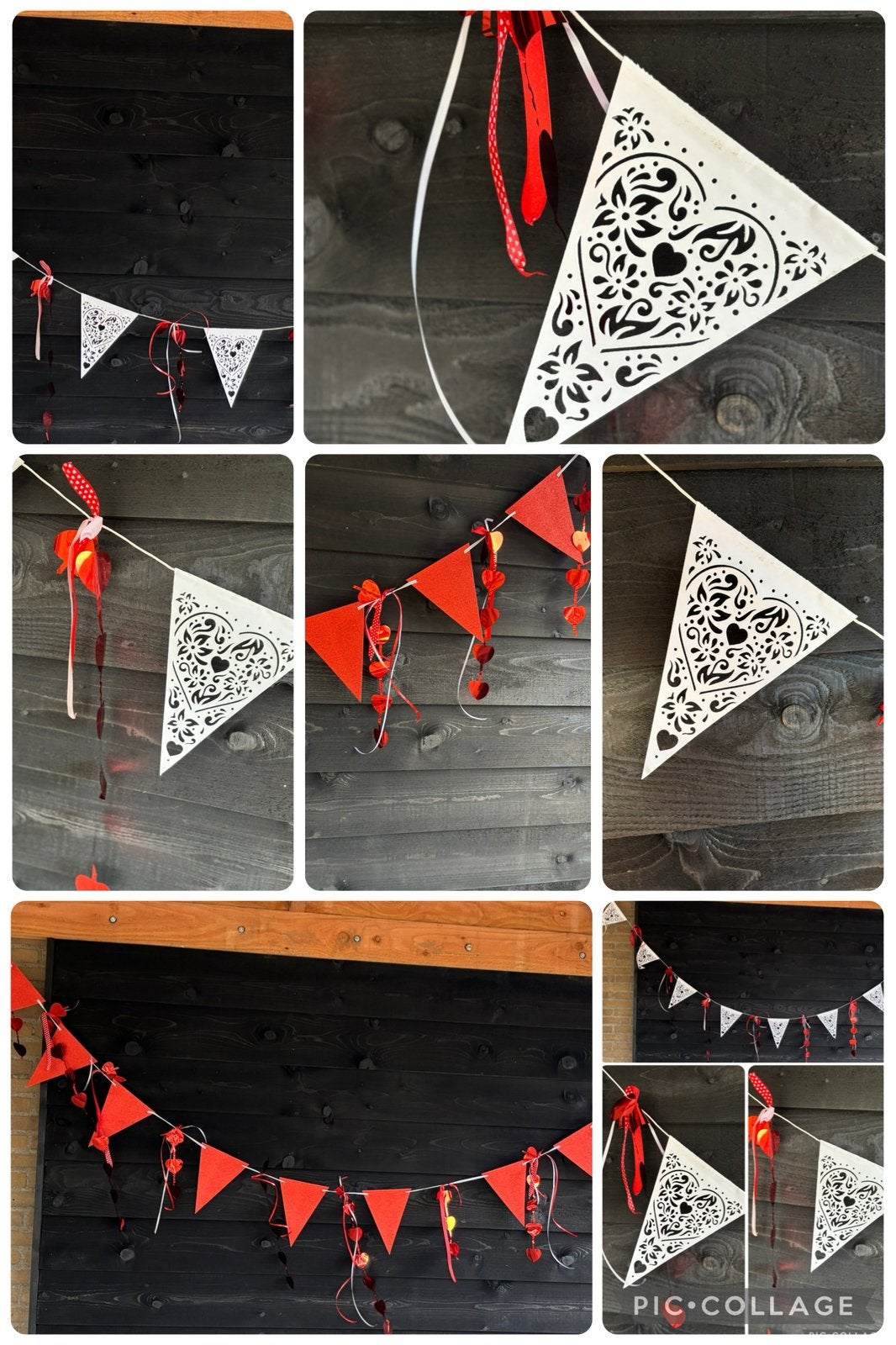 Bruiloft/valentijnsslinger, Ophalen of Verzenden, Zo goed als nieuw, Versiering, Geboorte of Huwelijk