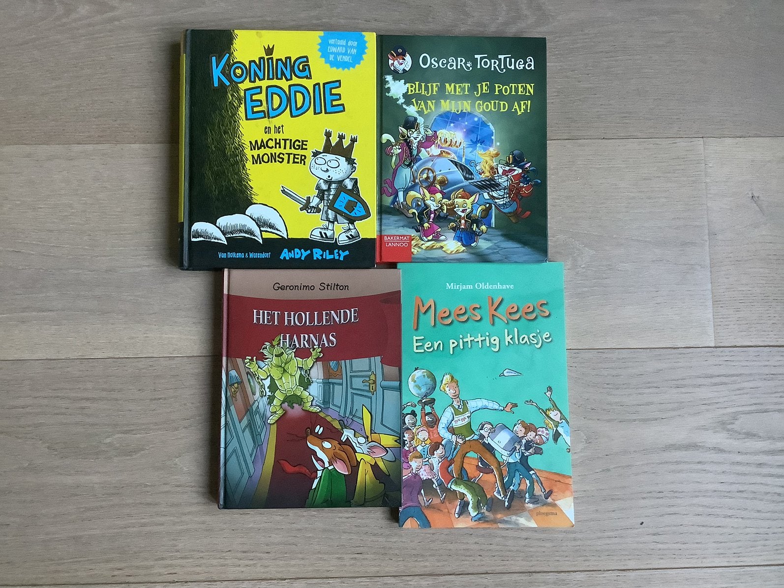 4 leuke kinderboeken - Mees Kees, Geronimo Stilton, Ophalen of Verzenden, Zo goed als nieuw, Fictie algemeen