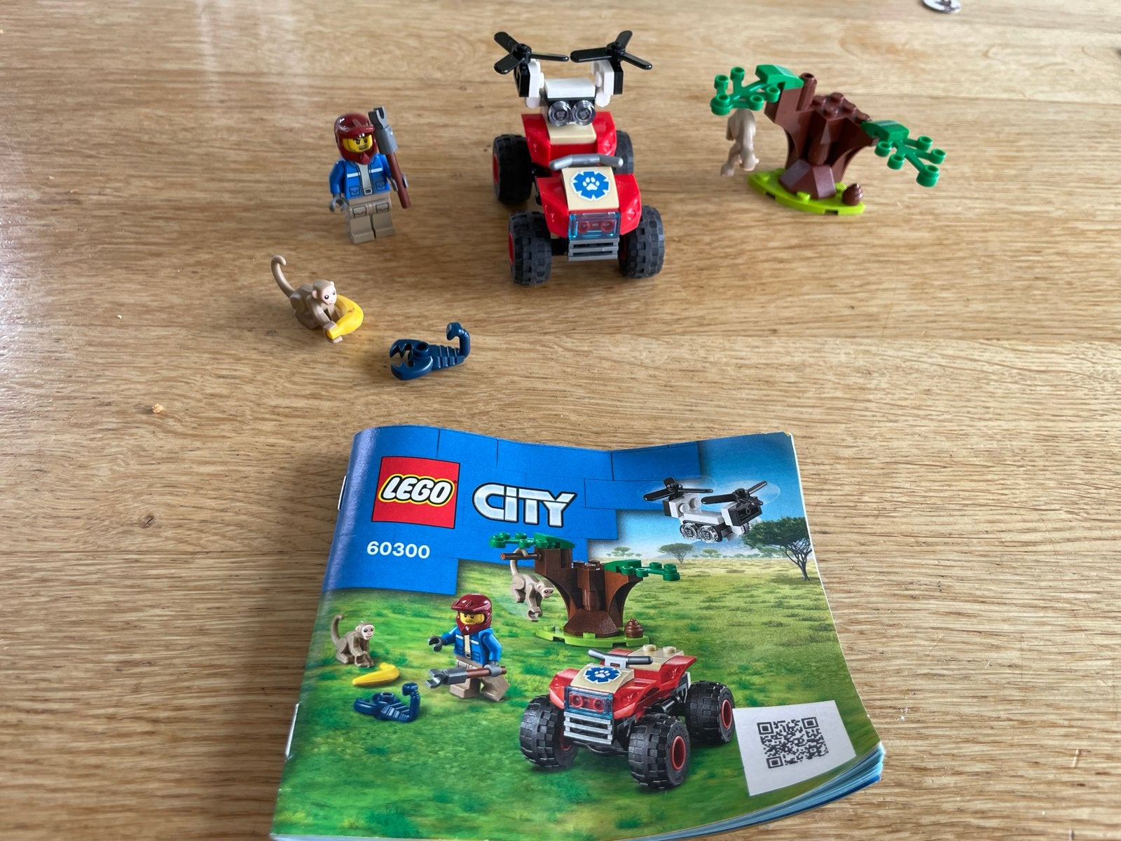 Lego City 60300 Safari Quad compleet met instructie, City, Lego, Inclusief instructies, Ophalen of Verzenden
