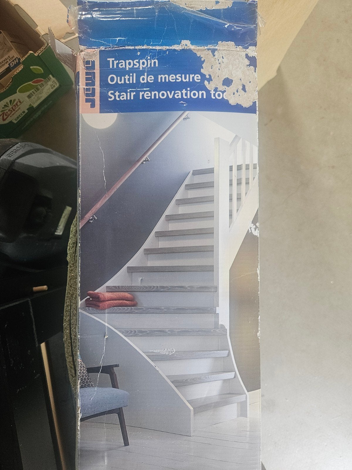 Trapspin compleet - Hulpmiddel voor traprenovatie, Ophalen, Zo goed als nieuw, Trap