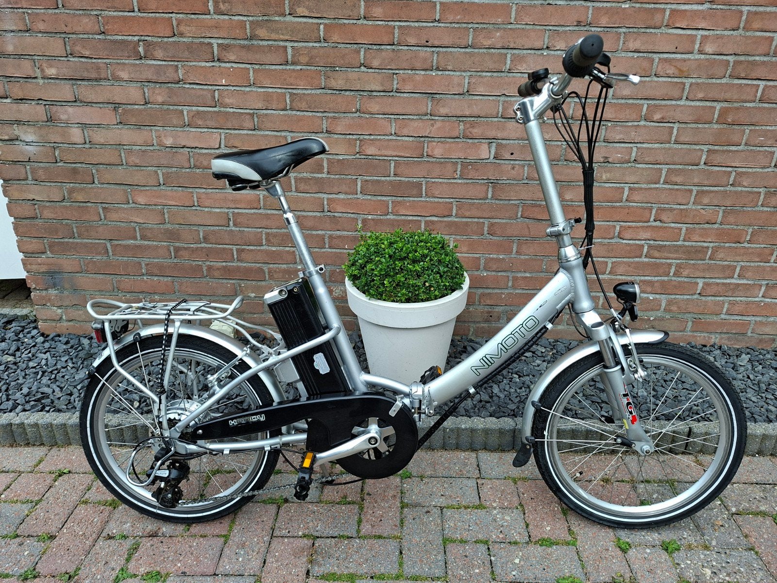 Vouwfiets  Nimoto  elektrische  met 7 versnellingen, Ophalen, Zo goed als nieuw, 20 inch of meer, Versnellingen