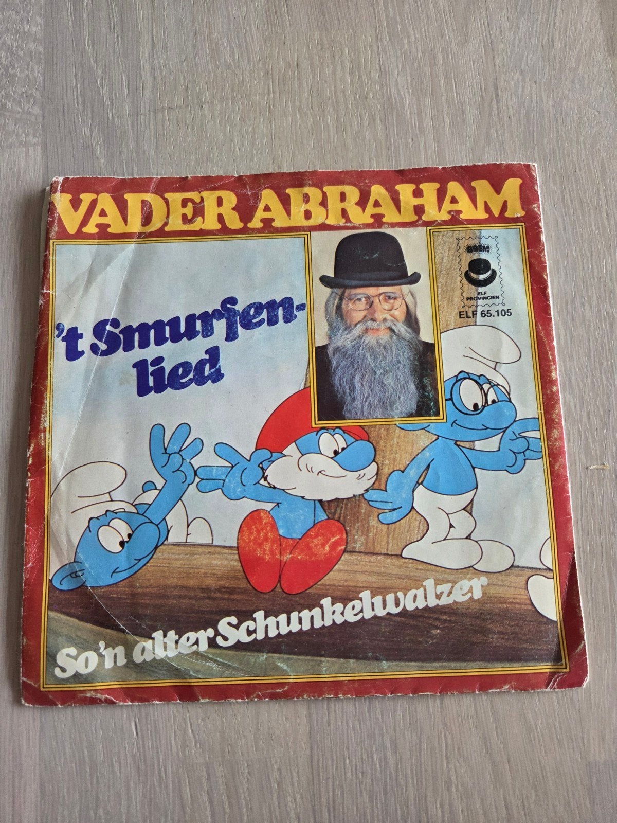Vader Abraham - 't Smurfenlied / So'n alter Schunkelwalzer, Gebruikt, 7 inch, Ophalen of Verzenden, EP
