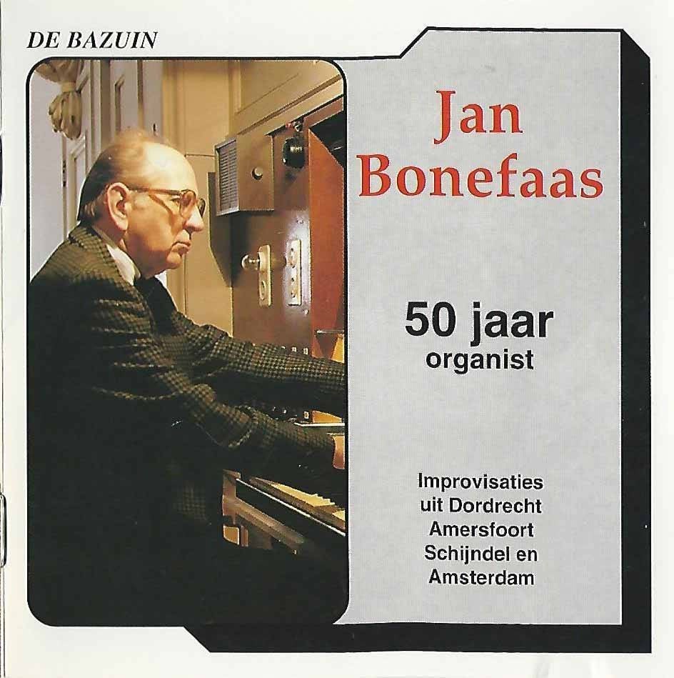 OrgelCD: Jan Bonefaas - 50 jaar organist - Improvisaties, Cd's en Dvd's, Ophalen of Verzenden, Zo goed als nieuw, Instrumentaal