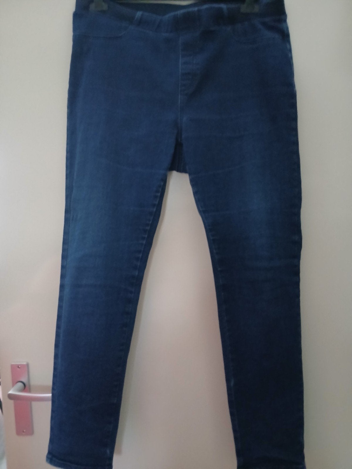 Esmara broek maat 48 - Comfortabele jeans, Blauw, Maat 46/48 (XL) of groter, Lang, Gedragen
