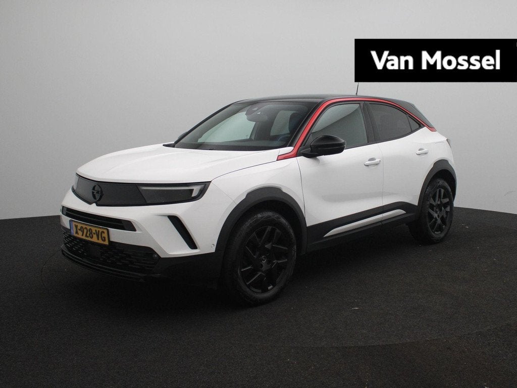 Opel Mokka 1.2 Turbo GS Line | Apple Carplay/Android Auto |, Auto's, Opel, Gebruikt, Euro 6, 1199 cc, Wit