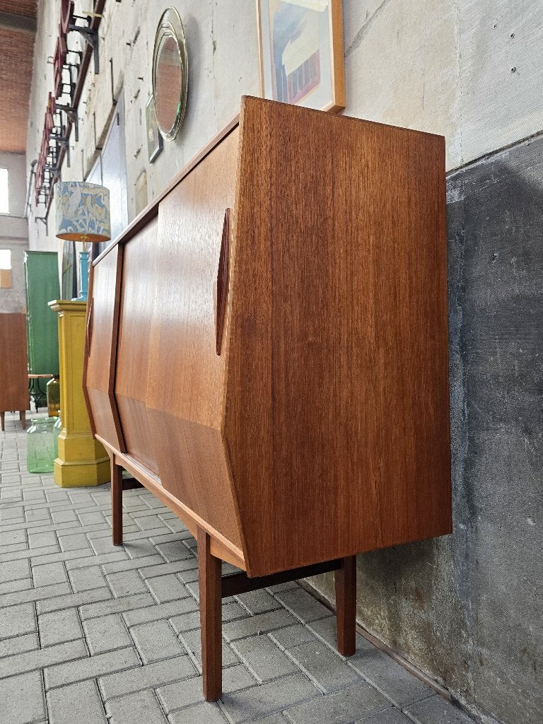 Deens Design Dressoir | Jaren 60 70 Teak Kast Sideboard DM3, Huis en Inrichting, Kasten | Dressoirs, Gebruikt, Met deur(en), 150 tot 200 cm