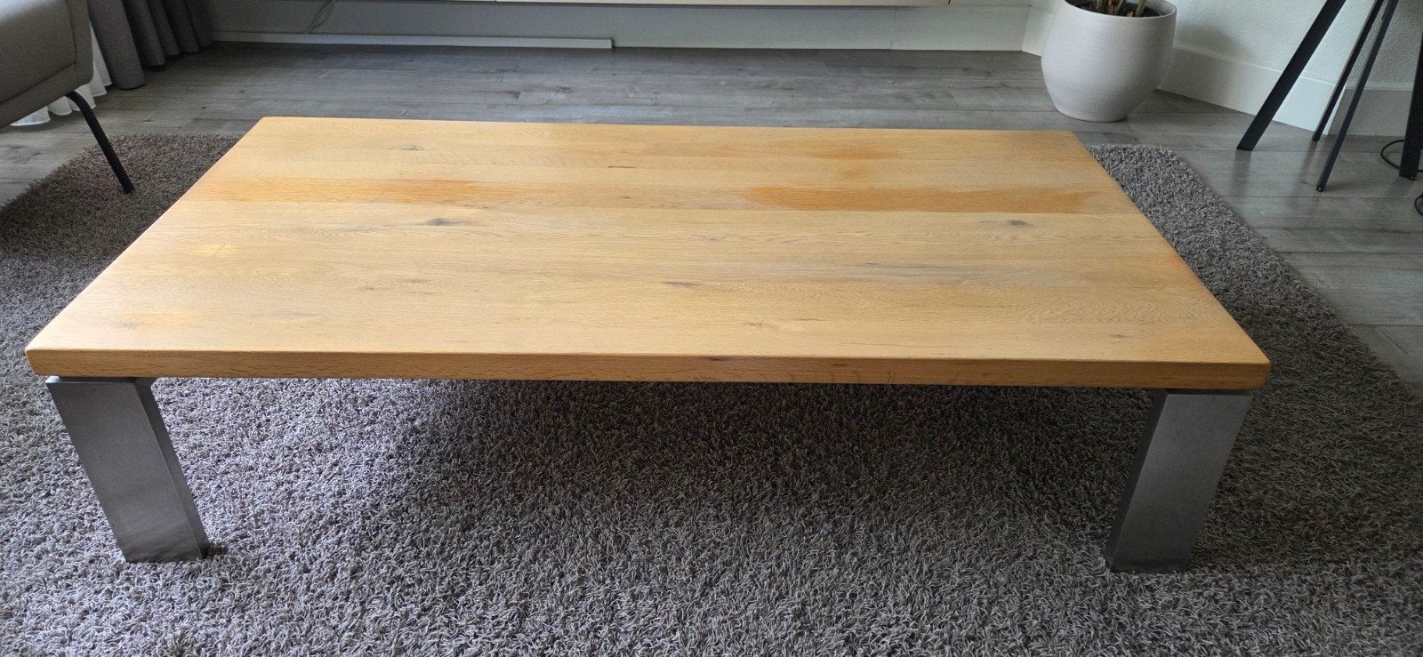 Salontafel Henders & Hazel 140x70x34 cm, Ophalen, Gebruikt, 100 tot 150 cm, 50 tot 100 cm