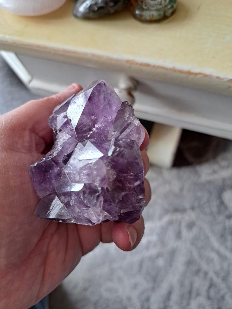 Ruw stukje amethist, Verzamelen, Mineralen en Fossielen, Ophalen of Verzenden