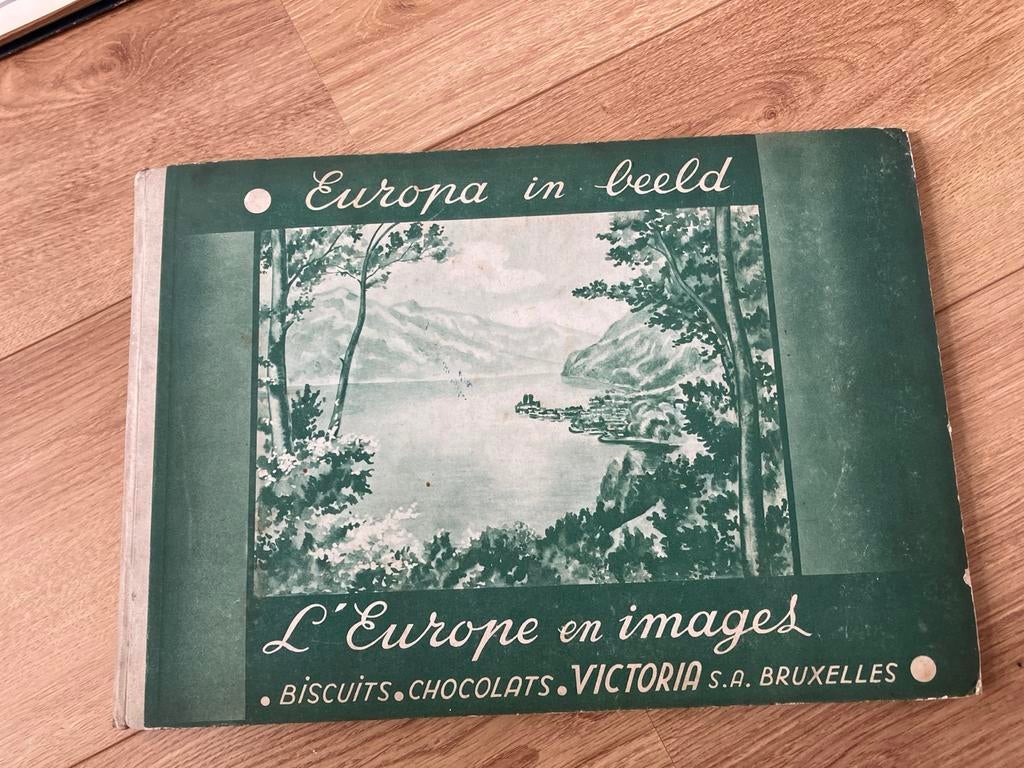 Europa in beeld - Victoria Biscuits Chocolats album, Verzamelen, Ansichtkaarten | Themakaarten, Ophalen of Verzenden, 1920 tot 1940