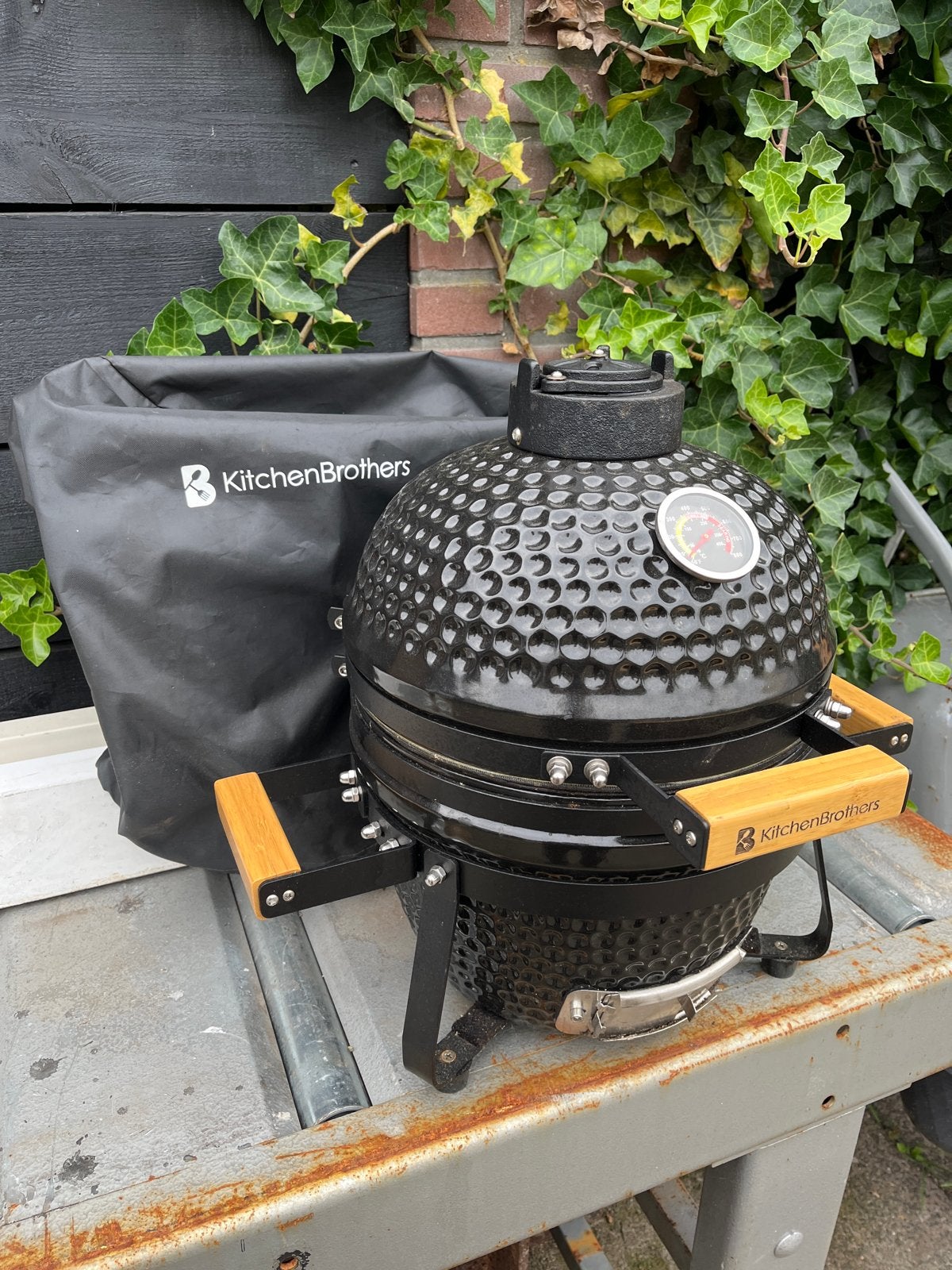 KitchenBrothers Kamado BBQ, Ophalen, Zo goed als nieuw