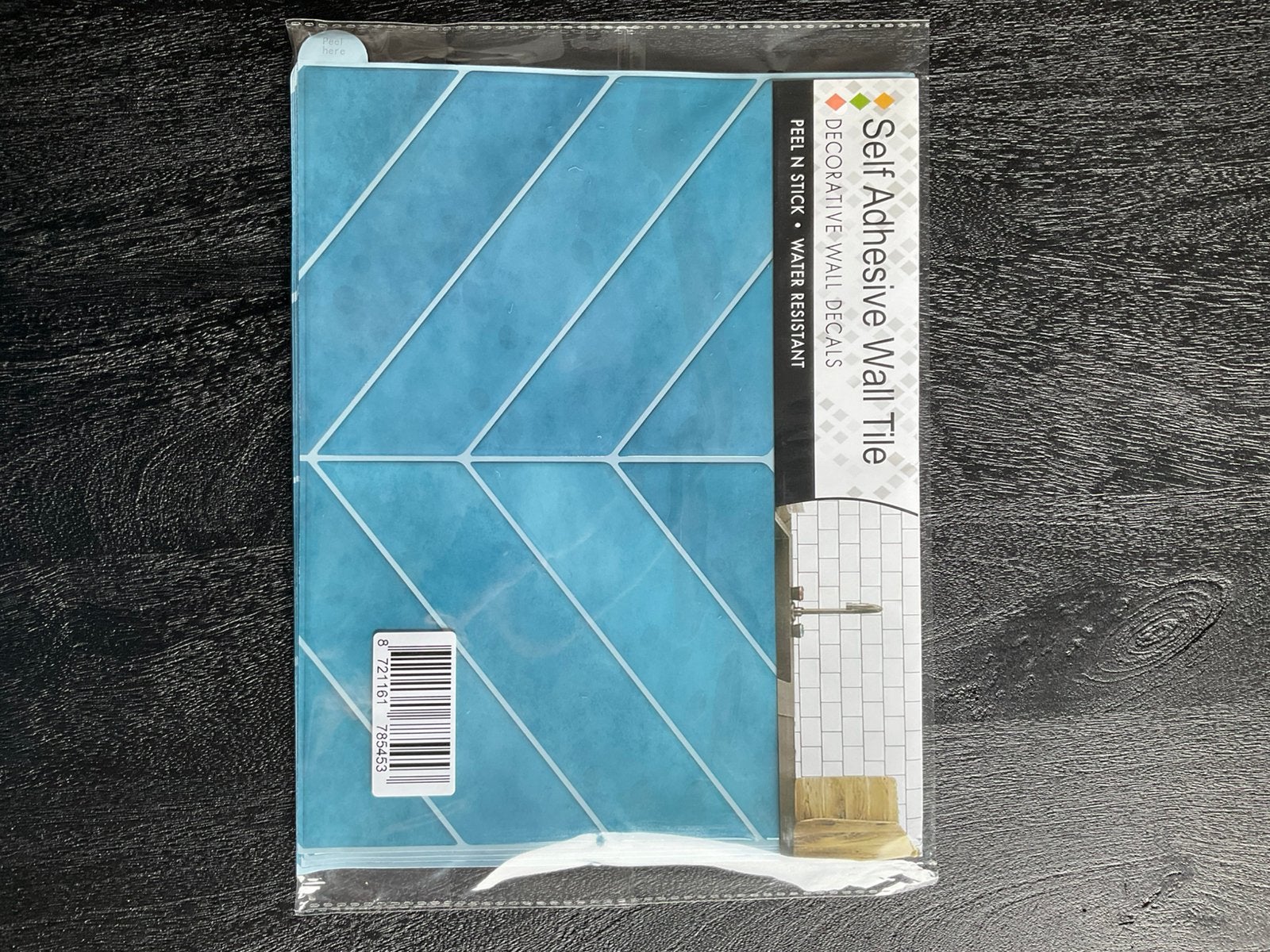 Plaktegels Ocean Blue Visgraat 11x5 stuks, Overige materialen, Wandtegels, Nieuw, Minder dan 20 cm