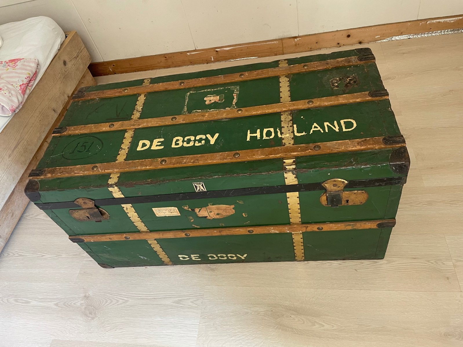 Antieke Hutkoffer - Vintage Reiskoffer, Ophalen