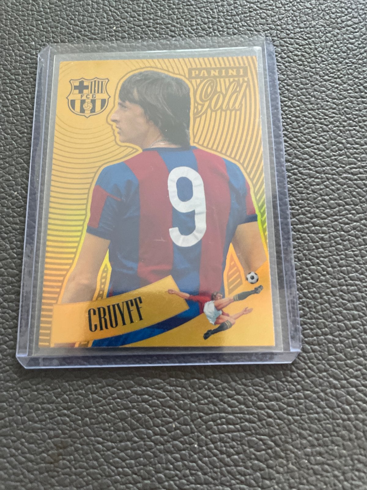 Johan Cruyff Panini Gold Voetbal Spelerskaart FC Barcelona, Ophalen of Verzenden, Zo goed als nieuw, Buitenlandse clubs, Spelerskaart