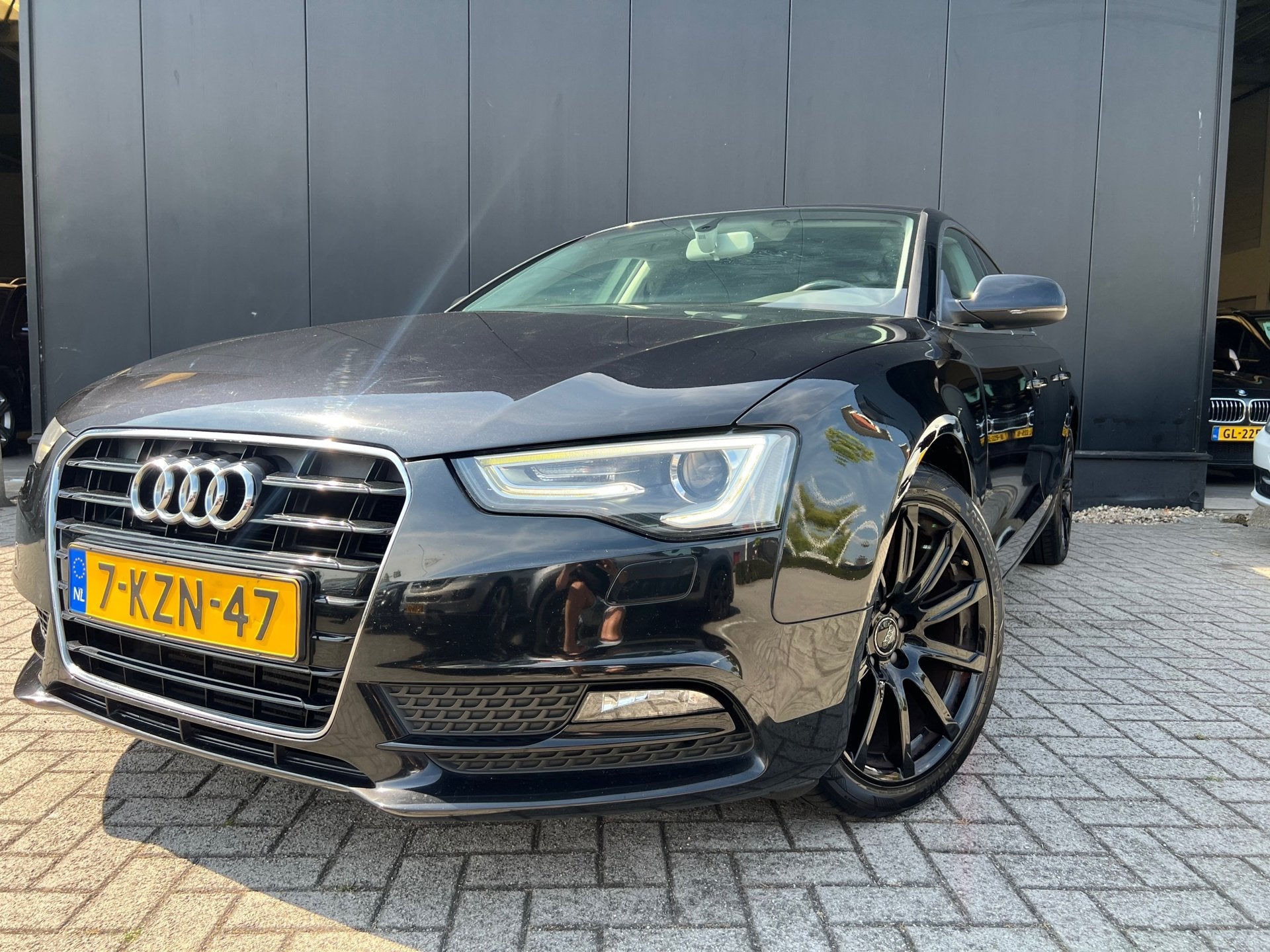 Audi A5 Sportback 1.8 TFSI '13 Aut/Leer/18'Lmv/OrgNl/Nap!, Auto's, Audi, Gebruikt, 4 cilinders, 4 stoelen, Zwart