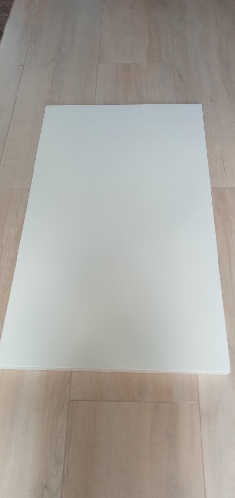 Wit bureaublad of tafelblad Ikea Linnmon 100 x 60 cm, Ophalen, Zo goed als nieuw, IKEA, 100 cm