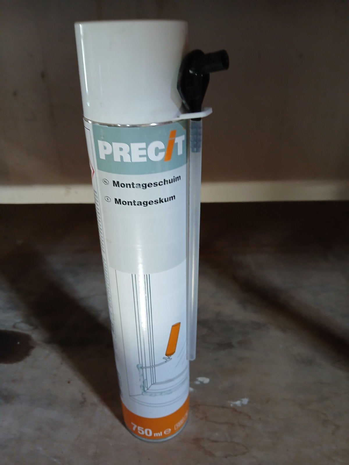 Nieuwe bus montageschuim - PRECIT 750 ml, Doe-het-zelf en Verbouw, Ophalen of Verzenden, Nieuw, Overige materialen, Muurisolatie