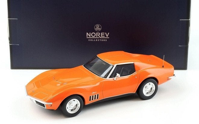 Chevrolet Corvette C3 Stingray Coupe 1969 1:18 Norev Limited, Auto, Norev, Ophalen of Verzenden, Norev