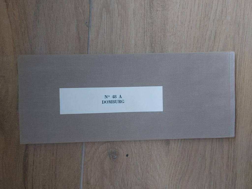 48A Domburg Westkapelle Vlissingen  Stafkaart uit 1972, Boeken, Atlassen en Landkaarten, Topografische Dienst Nederland, Ophalen of Verzenden