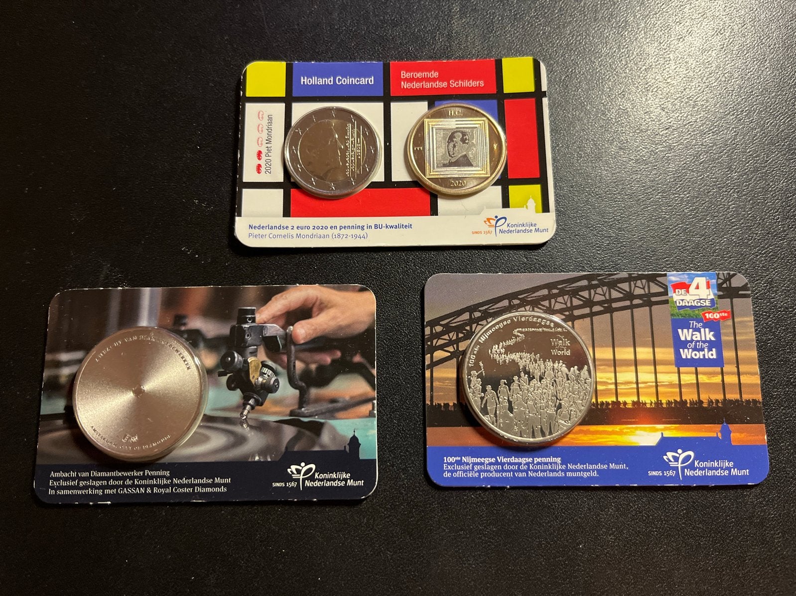 Diverse Coincards, Ophalen of Verzenden, Koningin Beatrix, Euro's, Setje