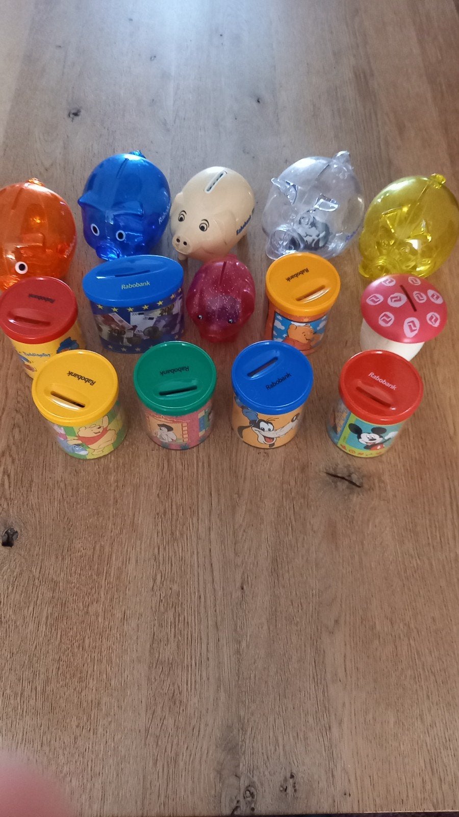 Rabobank spaarpotten, Ophalen of Verzenden, Metaal of Blik, Overige thema's