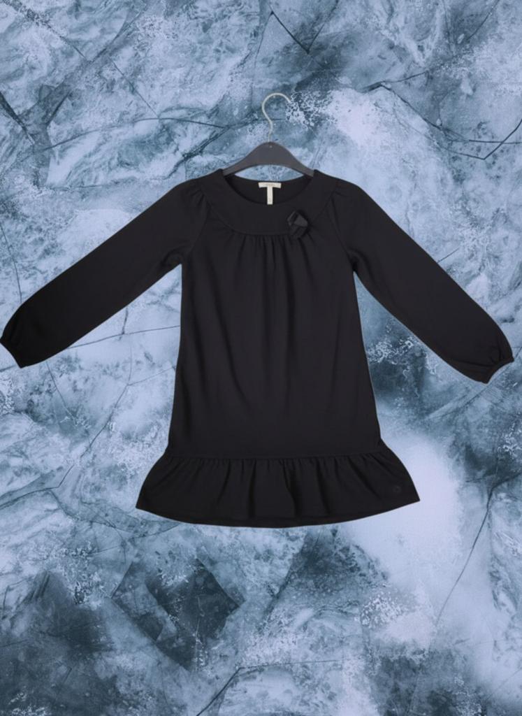 Levv Jurkje Valerie zwart maat 92 - 100% katoen, Kinderen en Baby's, Kinderkleding | Maat 92, Meisje, Nieuw, Ophalen of Verzenden