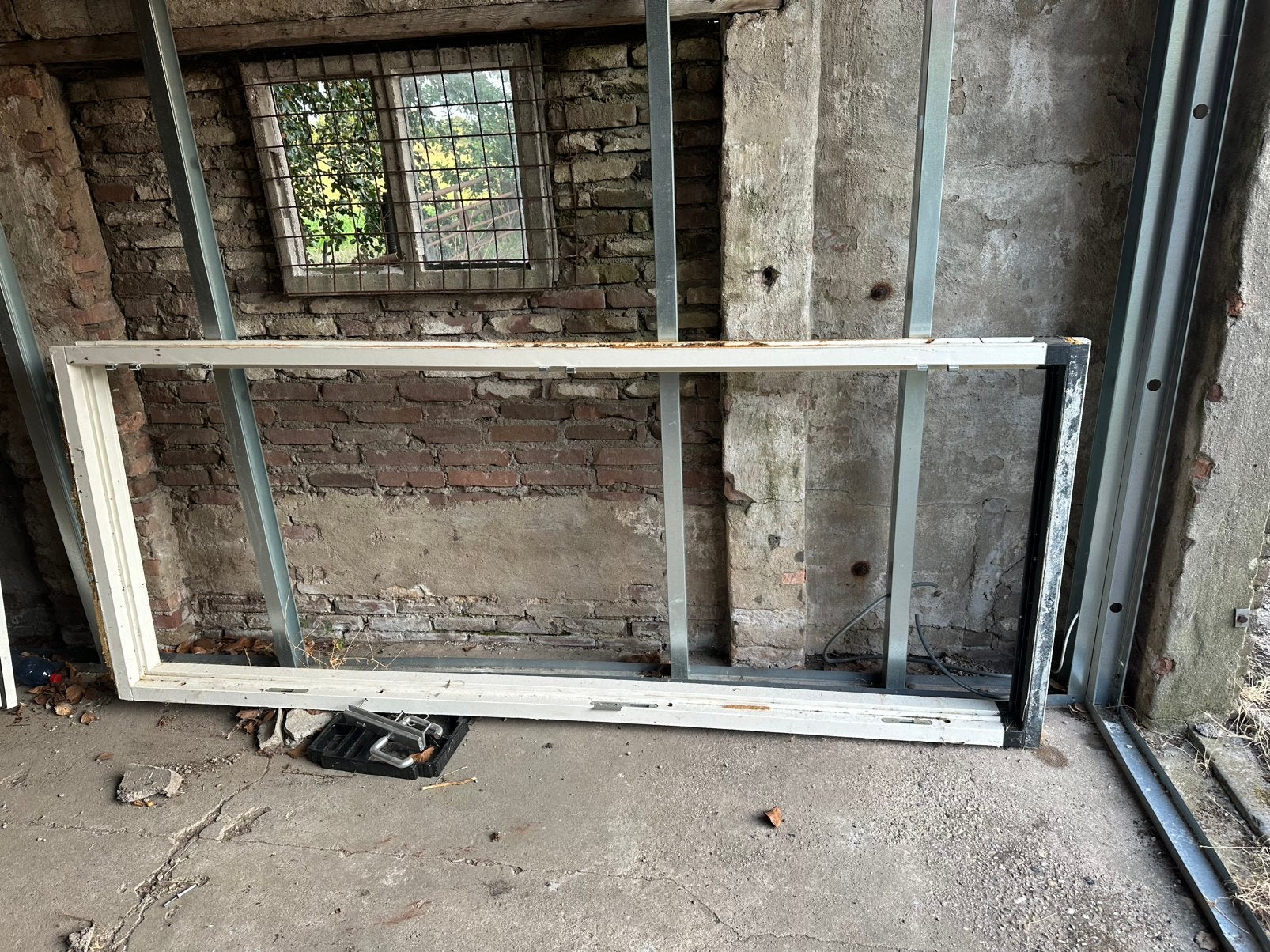 Buitendeurkozijn inclusief deur, Gebruikt, 80 tot 100 cm, 215 cm of meer, Buitendeur