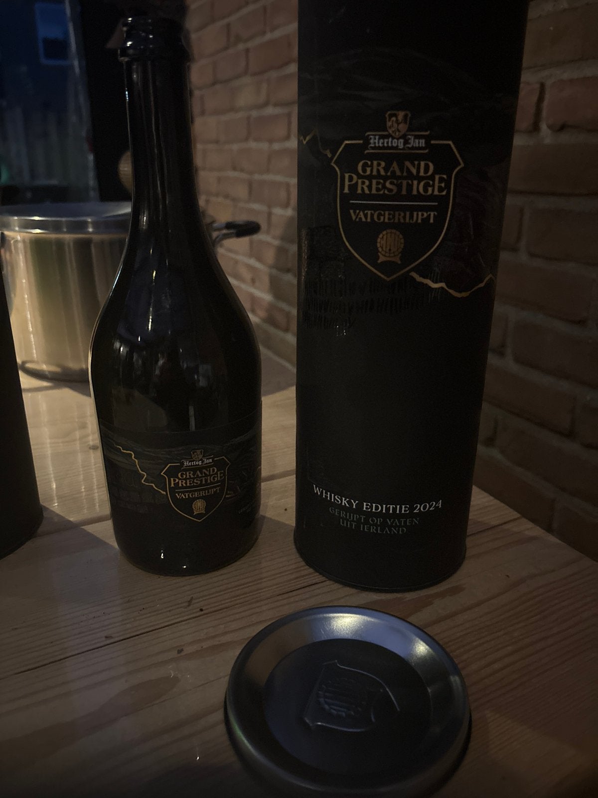 Hertog Jan Grand Prestige Vatgerijpt Whisky Editie 2024, Ophalen of Verzenden, Nieuw, Overige gebieden, Overige typen