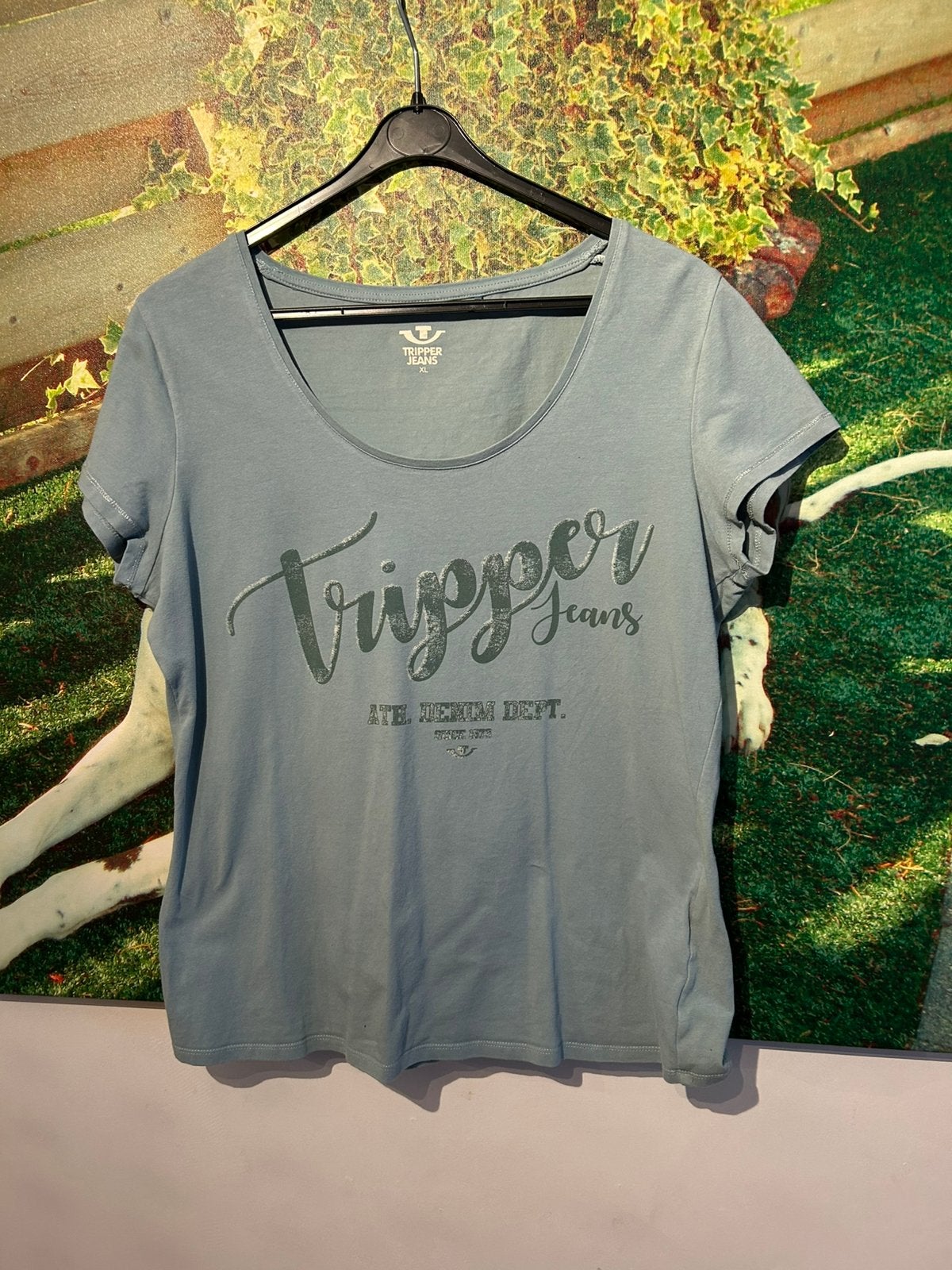 Tripper jeans shirt / XL, Blauw, Maat 46/48 (XL) of groter, Ophalen of Verzenden, Zo goed als nieuw