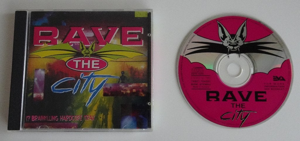 Rave The City --- Hardcore / Gabber CD uit 1993, Ophalen, Zo goed als nieuw
