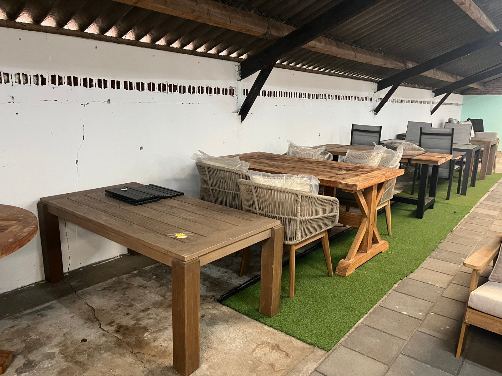 MOET WEG! Meerdere teak tafels!, Ophalen, Nieuw, Teakhout