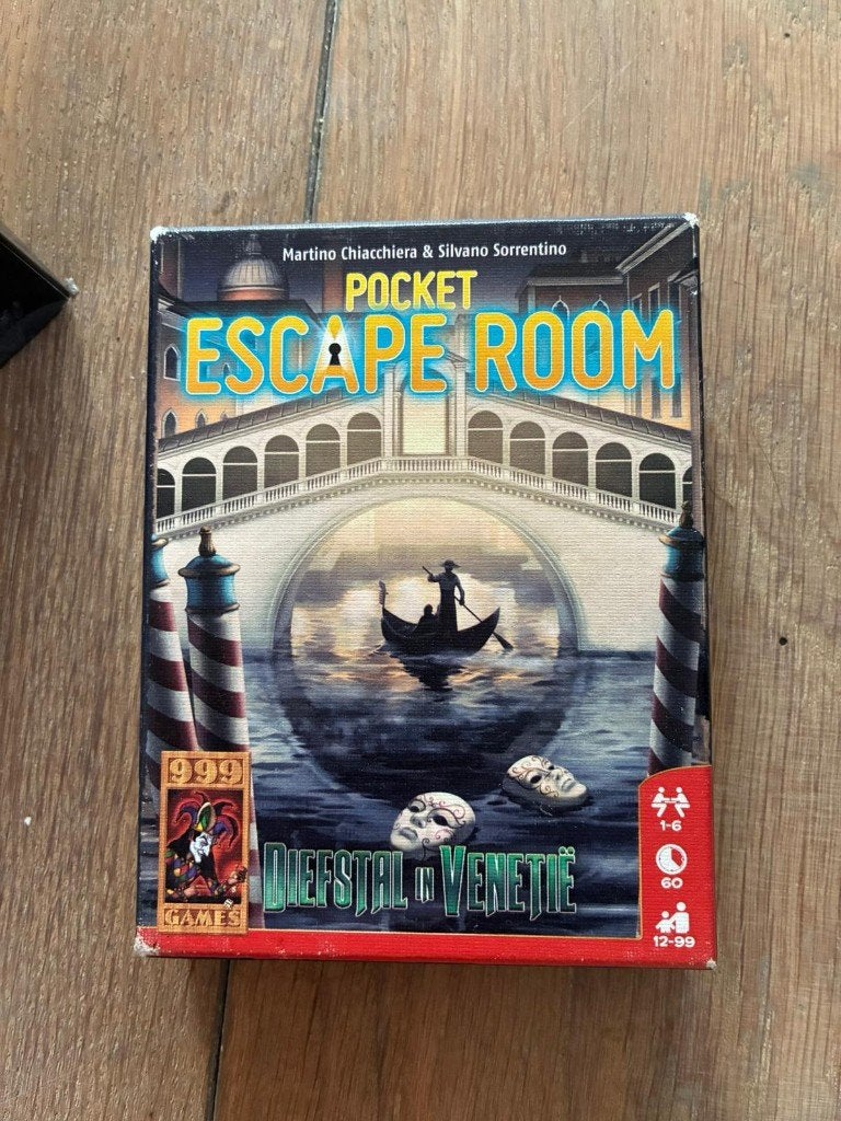 Escape room pocket Diefstal in Venetië, Ophalen of Verzenden, Zo goed als nieuw