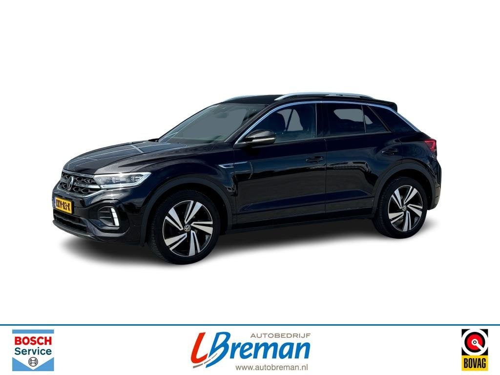 Volkswagen T-ROC 1.5 TSI DSG R-LINE BUSINESS+ Trekhaak IQ Li, Automaat, Huisgarantie, 4 cilinders, Zwart
