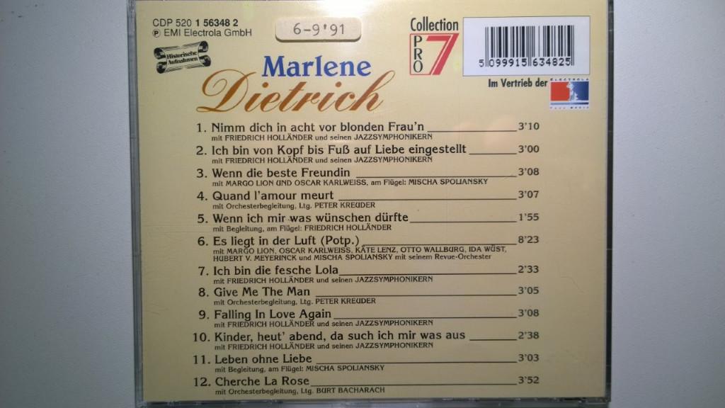 Marlene Dietrich - Marlene Dietrich, Ophalen of Verzenden, Zo goed als nieuw