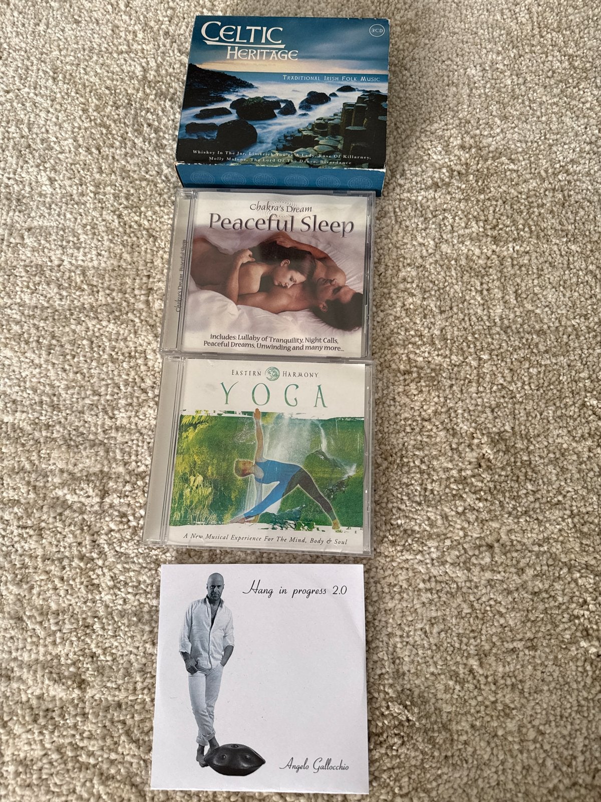 CD-collectie: Keltische, Slaap, Yoga & Hang in Progress, Ophalen of Verzenden, Zo goed als nieuw, Boxset