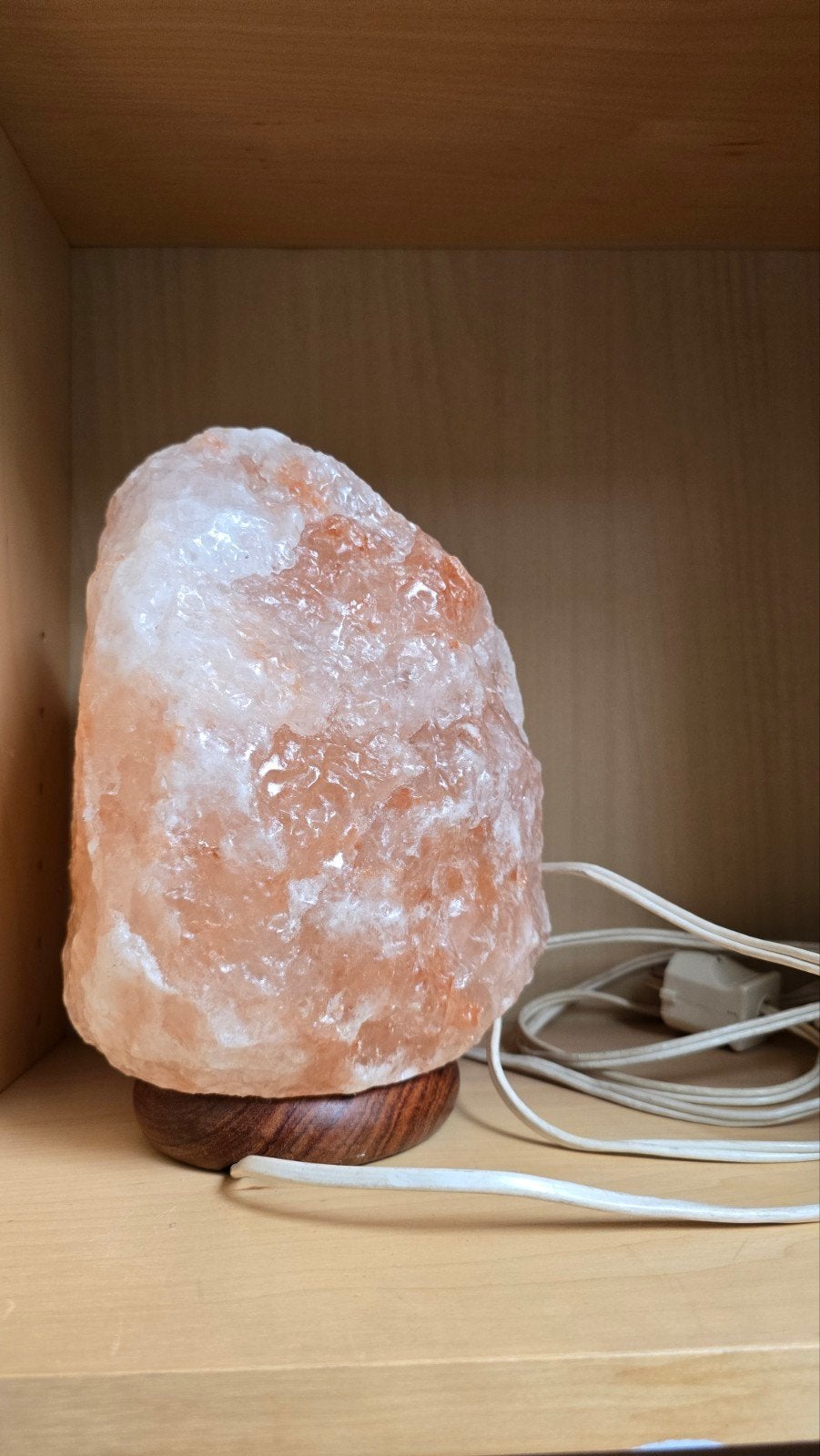 zoutlamp, Ophalen