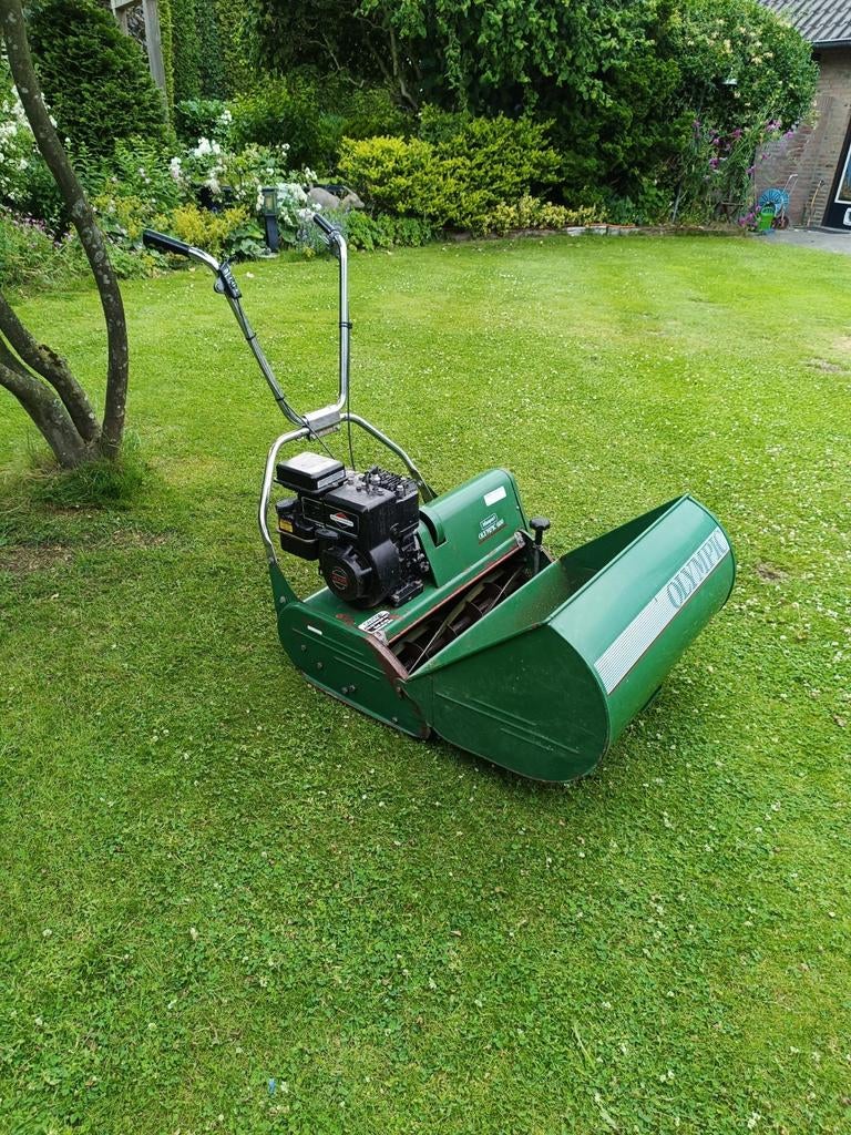 Masport Olympic 600 Kooimaaier. Goede conditie. Eindhoven., Ophalen of Verzenden, Opvangbak, Benzine-grasmaaier, 50 cm of meer