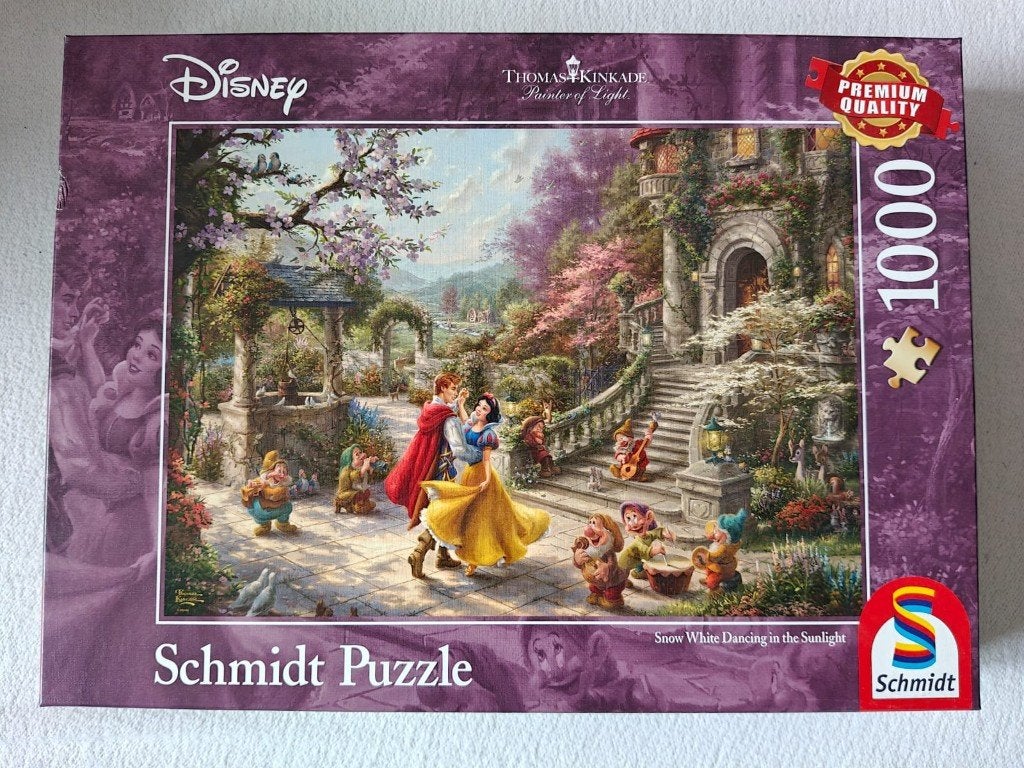 Disney - Sneeuwwitje puzzel - Schmidt Thomas Kincade, Ophalen, 500 t/m 1500 stukjes, Zo goed als nieuw, Legpuzzel