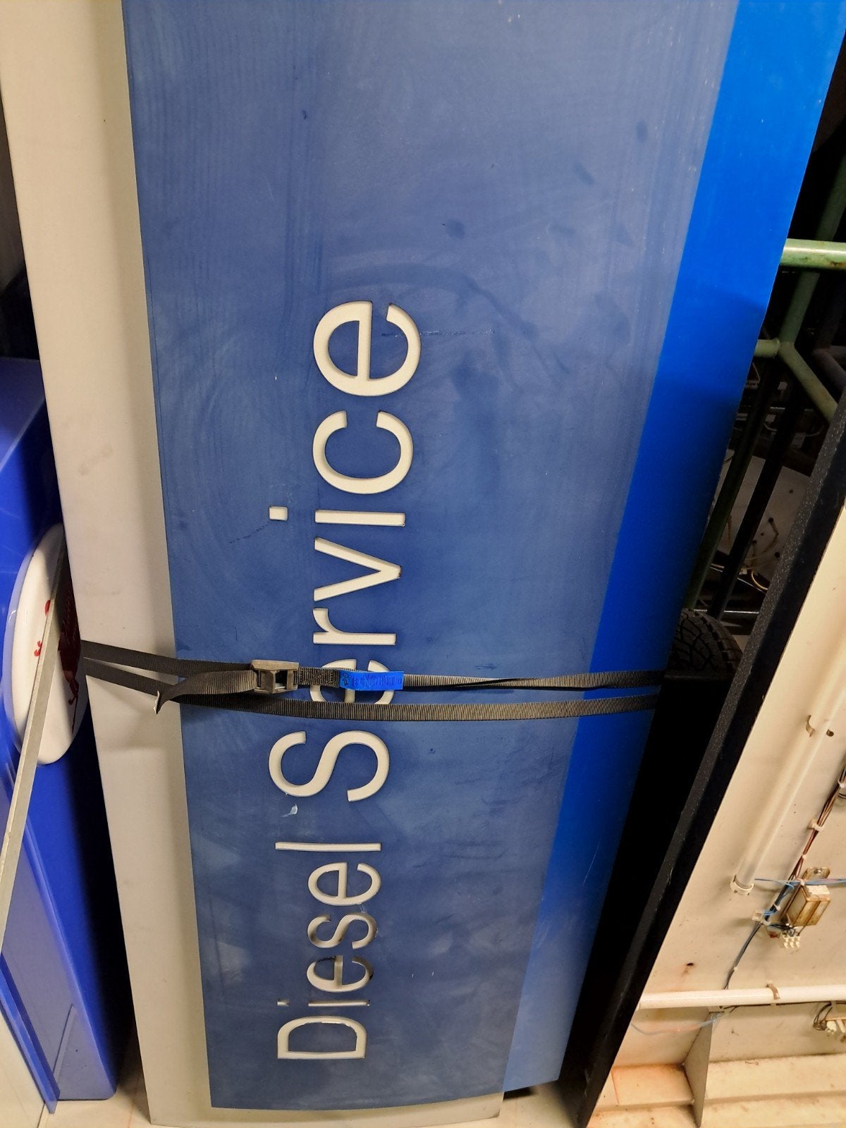Diesel service gevel reclame lichtbak 225cm 75cm 14cm, Ophalen, Eu, Gebruikt, Eu